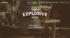 Desktop Screenshot of explosivebar.com